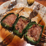 鳥茂 - ピーマン肉詰め