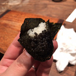 鳥茂 - キャビアおにぎり