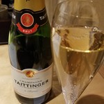 馳走 啐啄一十  - お酒①テタンジェ・ブリュット・レゼルヴ
      この日は珍しくハーフのみで終了してしまいました。