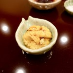 寿し ひでたか - ［2018/12］酒肴④ 浜中産ばふんうにのシャリ和え