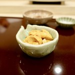 寿し ひでたか - ［2018/12］酒肴④ 浜中産ばふんうにのシャリ和え