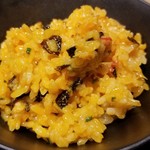 馳走 啐啄一十  - ⑲冬トリュフご飯(卵入り)
      卵が入りコクと円やかさが増します。
      口腔内が薫りで溢れ、満ち足りた気持ちになります。