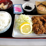 三ツ沢公園第1レストハウス  - レバカツ定食です