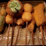 串膳 - 串揚げ定食（串揚げ８品）