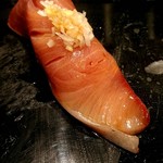 寿司大 - 最後に一品サービスは、佐渡のブリにしました！