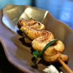 山の茶屋 - 【ランチ 9,000円コース】くりからの白焼き：別角度にて