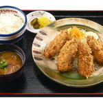 Katsu Sato - 期間限定！！カキフライ定食　\700（税込\735）