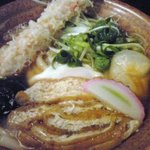 しる万 - 鍋焼きうどん