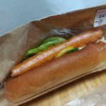 ベーカリー クリームパン - エビカツコッペ350円