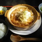 食道 やま輝 - もじ煮定食 880円