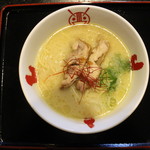 アヤムヤ - 鶏そば塩(780円、真上から)
