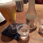 Gohandokoro Yaosada - とりあえずビールと日本酒