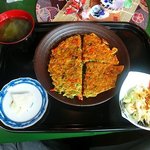 Okonomiyaki Teppanyaki Kawanaka - 京都九条ねぎ焼きランチ