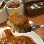 カレー専門店 白銀亭  - カツ接写