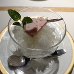 洋食 つばき - 季節のシャーベット(500円)