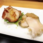 すし処浜谷 - 蛸とつぶ貝