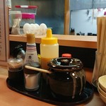 とんかつ 粟島 - テーブルアイテム