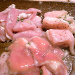 炭火焼 ゆうじ - ミノサンド、ガツシン