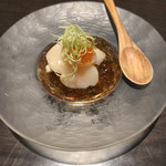 路じ - ホタテの土佐酢ジュレ