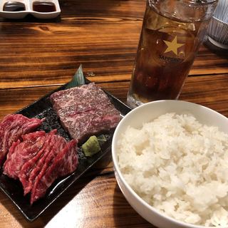 与那国丑牧場 肉人 - 料理写真:カルビ、上赤身