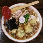 新潟長岡らぁめん 安ざわ食堂 - ワンタンめん