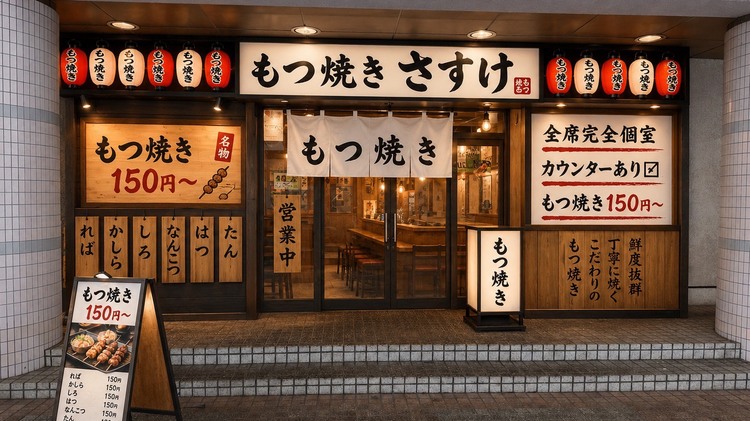 もつ焼きさすけ 長岡駅前店